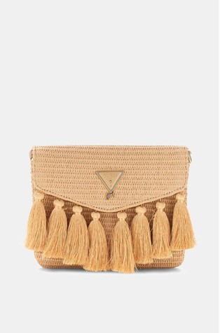 Mini torbica za nošenje preko ramena od umjetne rafije