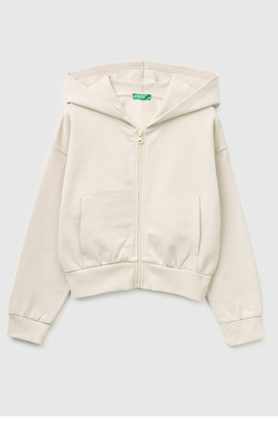 Oversized fit pamučni pulover s kapuljačom