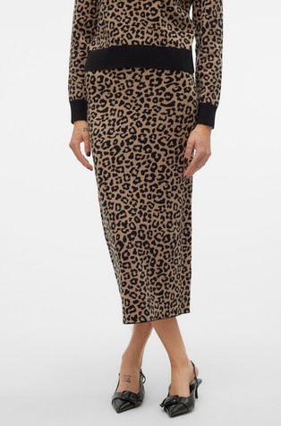 VMARIA Knitted skirt with pattern