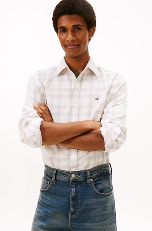 Regular Fit Prince Of Wales Check Corduroy Shirt