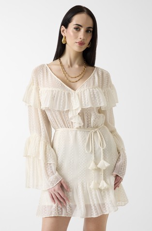 Mini haljina s volanima