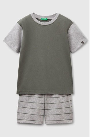 Pamučna pidžama s kratkim rukavima