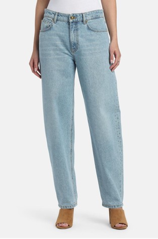 Barrel fit pamučne jeans hlače