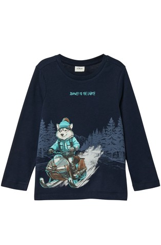 Pamučna majica dugih rukava s otiskom