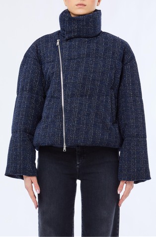 Jakna s lurex® vlaknima i sintetičkim punjenjem