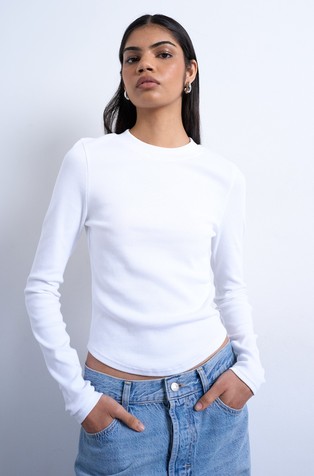 TSBEA long-sleeved rib tee