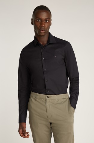 Flex slim fit košulja od popelina