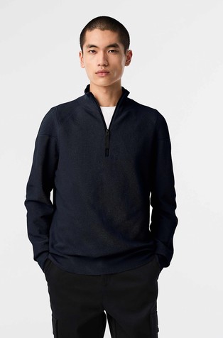 Bešavan 3D pleten pulover s djelomičnim kopčanjem