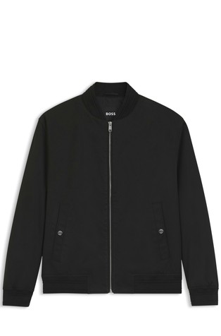 Water-repellent bomber jacket