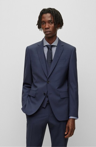 Slim fit sako od djevičanske vune