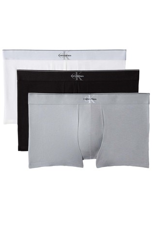 3-pack Graphic Monogram Cotton Stretch Trunks