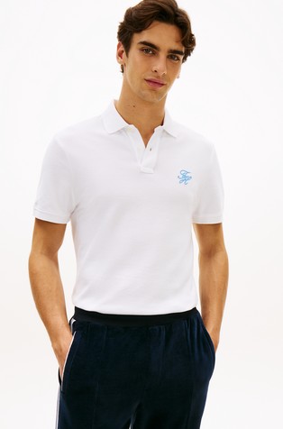 Regular fit logo polo majica kratkih rukava od pikéa