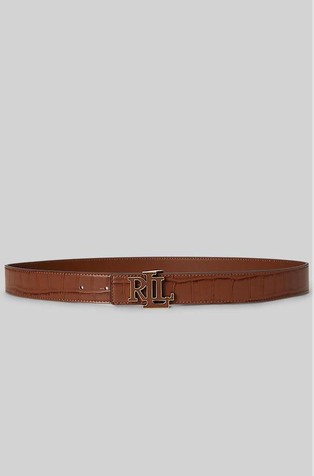 Logo Reversible Leather Belt