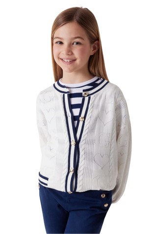 Kardigan od mješavine pamuka i modala