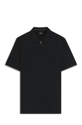 Regular fit polo majica s djelomičnim kopčanjem
