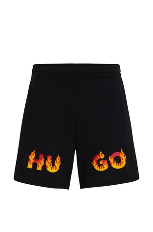 Pamučni donji dio pidžame s logotipom u plamenovima