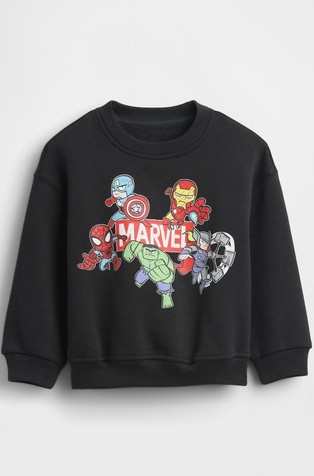 Marvel pulover s otiskom sprijeda i straga za djecu dječake
