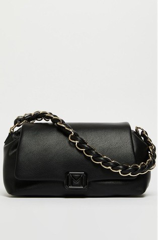 Medium bag with wowen handle