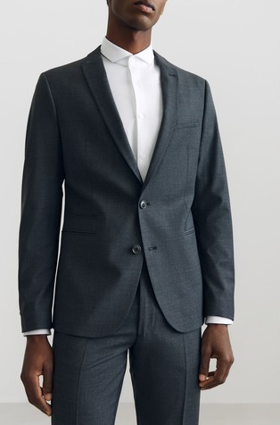 Skinny fit sako od rastezljive mješavine vune