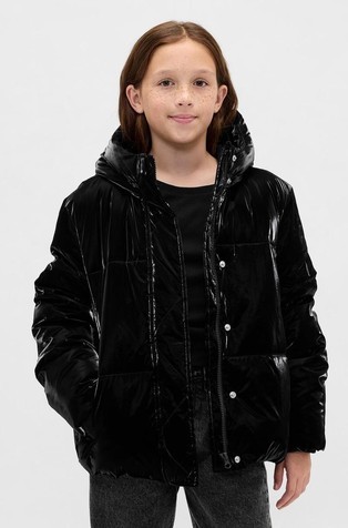 Prošivena jakna s kapuljačom za djevojčice