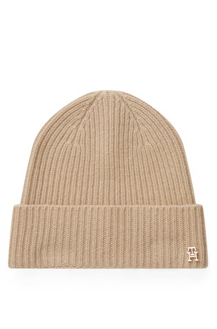 Rebrasto pletena kapa od kašmira