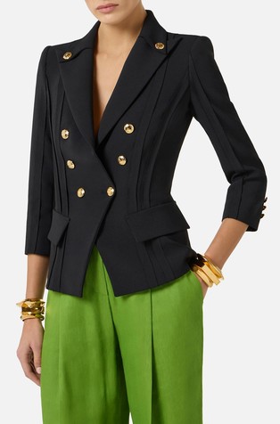 Kratak sako s dvorednim kopčanjem