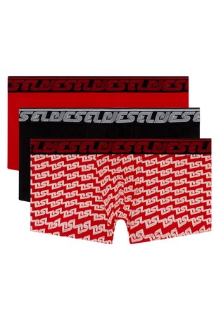 Paket od 3 para bokserica s logo obrubom i DSL natpisima