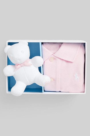 2-dijelni poklon komplet polo majice i plišanog medvjedića