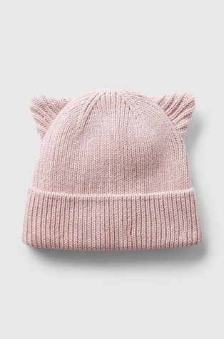 Pletena kapa s ušima za djecu djevojčice