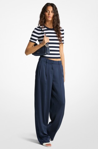 Satin Wide Leg Pants