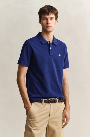 Regular Fit Shield Piqué Polo Shirt