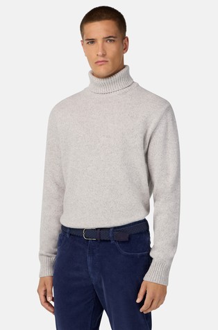 Vuneni pulover s visokim ovratnikom