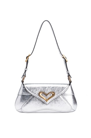 Laminated leather 520 shoulder bag