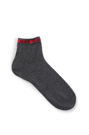 Paket od 2 para niskih čarapa s logo trakom