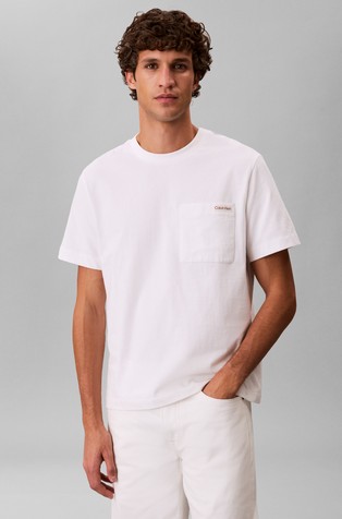 Cotton T-shirt with pocket