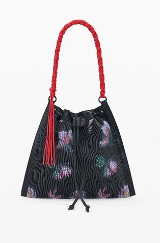 Ruksak od umjetne kože s reljefnim uzorkom