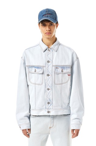 Oversized trucker denim jakna