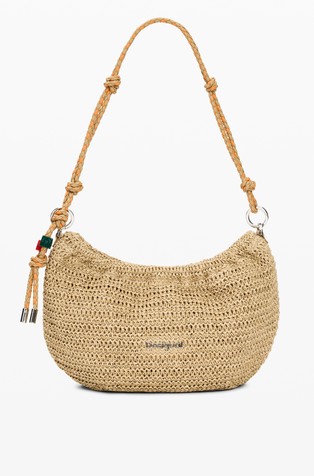 Torba od rafije s prepletenom ručkom