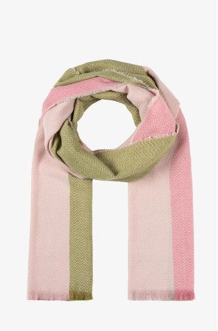 Colour block scarf