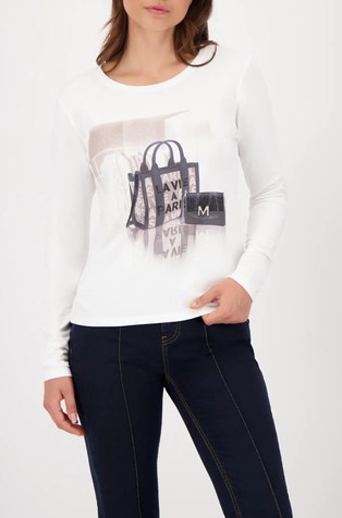 Majica dugih rukava s otiskom