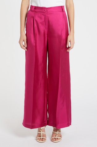 Svilene hlače s naborima