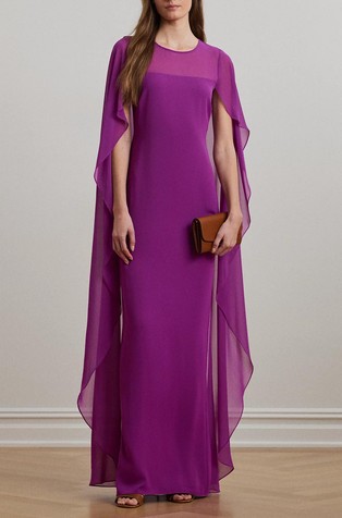 Haljina od žoržeta s ogrtačem