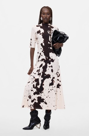 Printed Viscose Dress