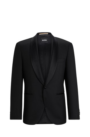 Regular fit smoking sako od djevičanske vune