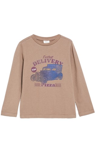 Long-sleeve T-shirt with artwork