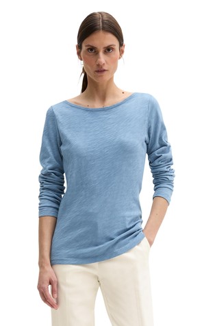 Long-sleeved tee in organic cotton