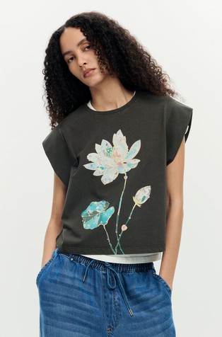 Printed Cotton T-shirt