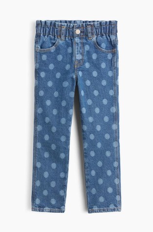 babyGap Print Paperbag Mom Jeans