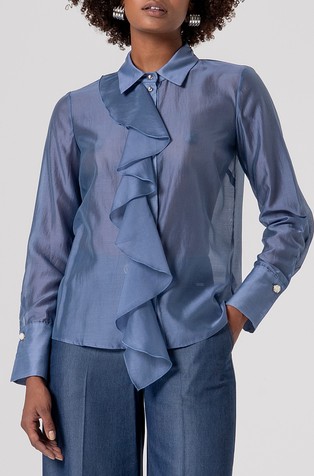 Regular fit košulja s volanom