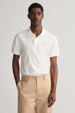 Regular Fit Shield Piqué Polo Shirt